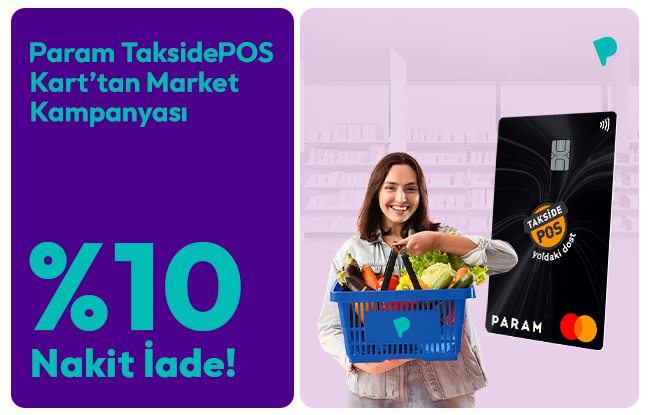 TaksidePOS yesi ofrlere Market Alverilerinde %10 Nakit ade