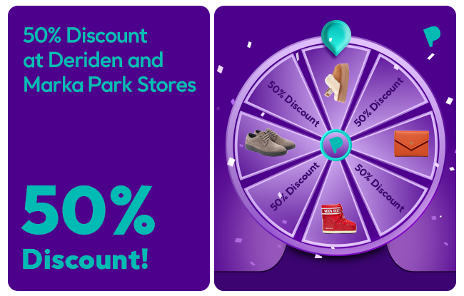 50% Discount at Deriden and Marka Park Stores