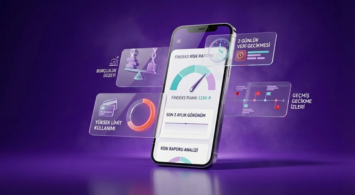 Findeks kredi notum neden artmıyor? Ödeme performansı algoritmanın sadece %45'idir. Puanını baskılayan riskler ve nedenleri hemen öğren.